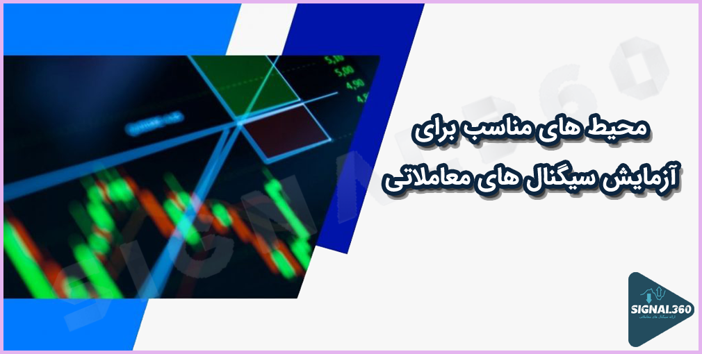 Suitable environments for testing trading signals